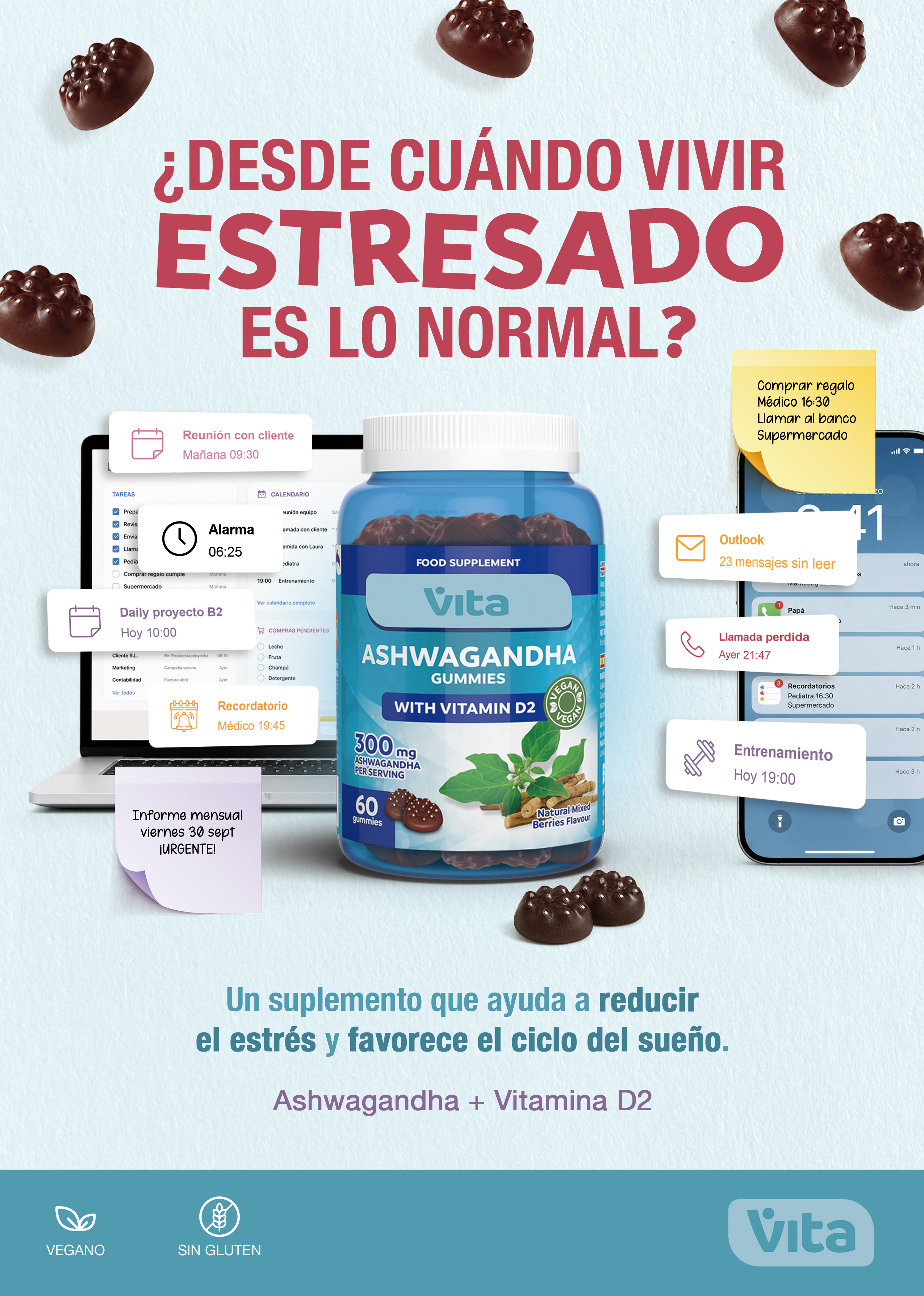 Cartel A4 Vita Ashwagandha — arte final