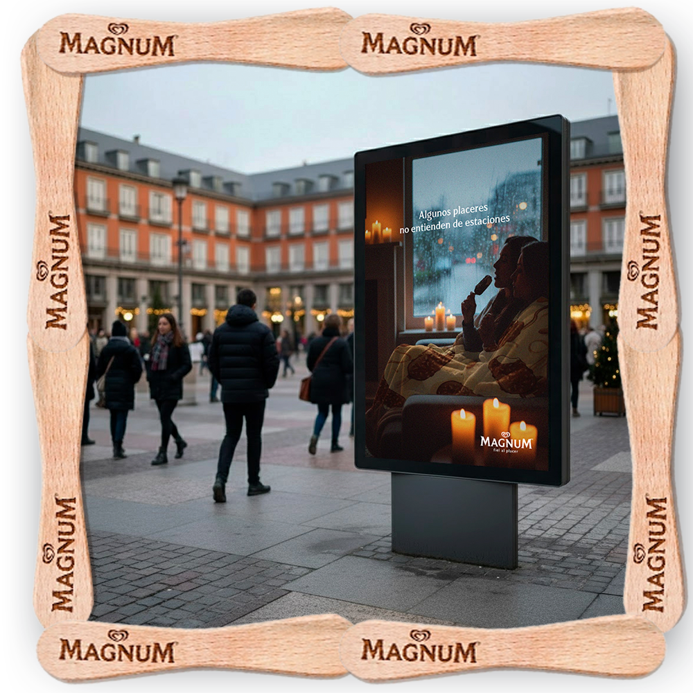 Cartel cuadrado derecha