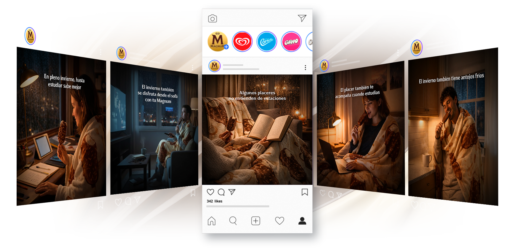 Redes sociales Magnum